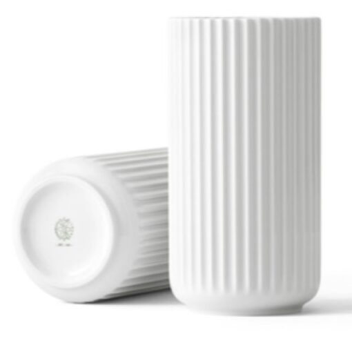 Lyngby porcelæn hvid vase 20 cm