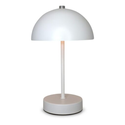 Hvid bordlampe med touch funktion